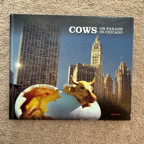 Cows on Parade in Chicago Book artist art hardcover 1999 - Picture 1 of 10